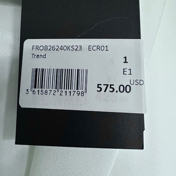 🤍✨ NWT The Kooples White Blazer Mini Dress | Asymmetric Button | Retail $575! - Picture 8 of 9